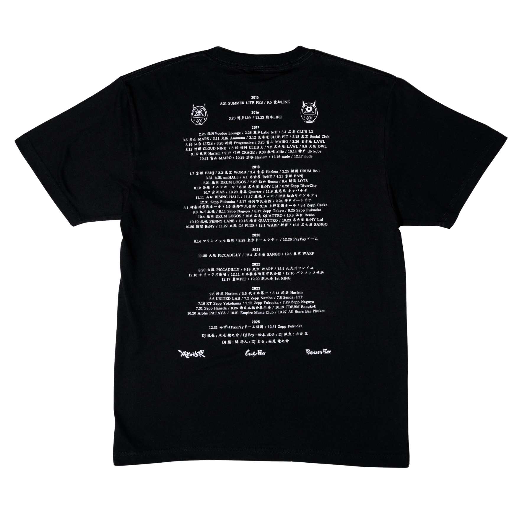 Candy Foxx Tシャツ 限定セット Repezen Foxx 解散ライブTシャツ – Repezen Foxxオンラインストア