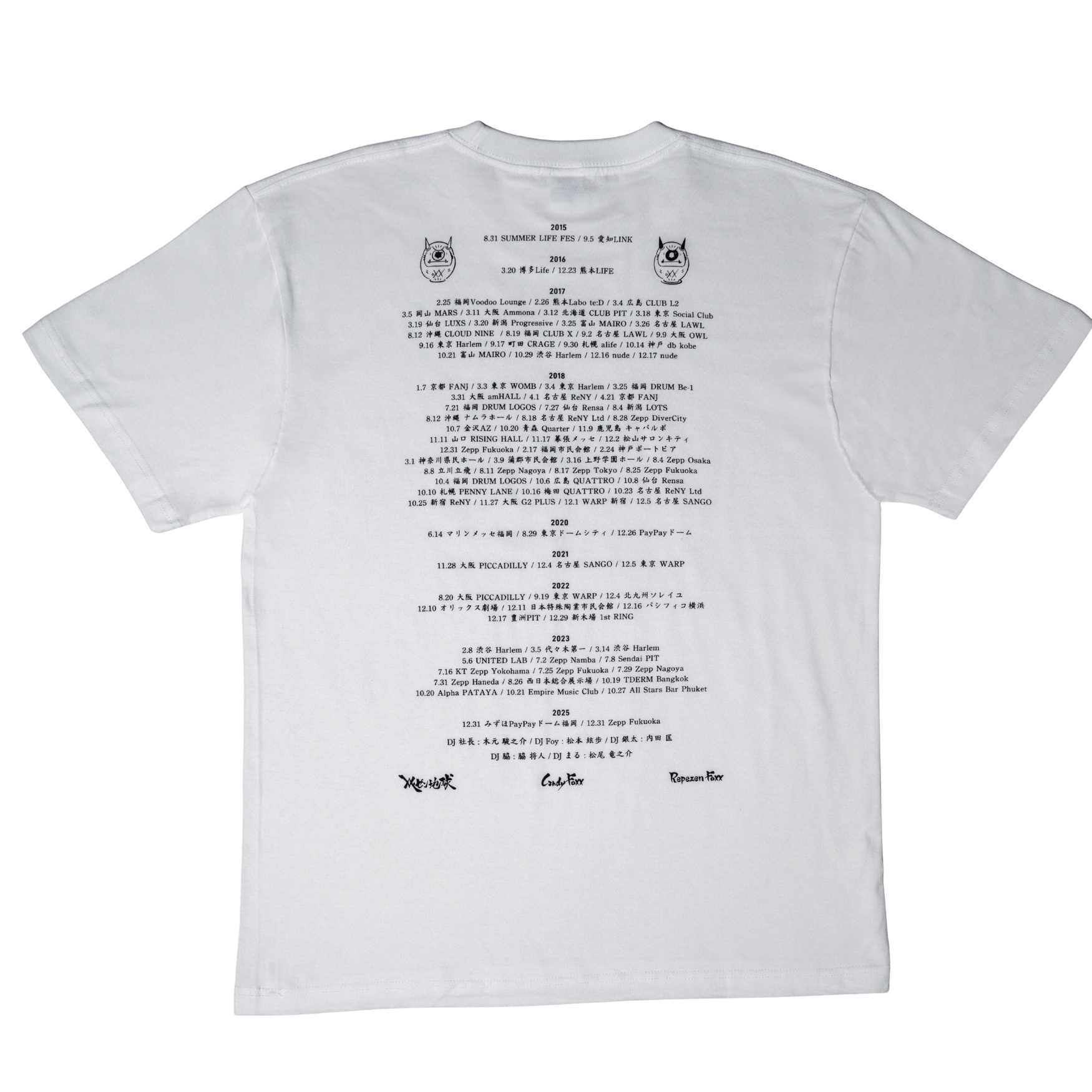 Repezen Foxx 解散ライブTシャツ – Repezen Foxxオンラインストア